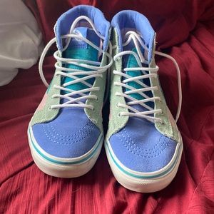 Color-Block High Top Vans